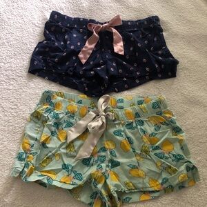 Old Navy sleep / pajama shorts - 2 pairs, both size XS